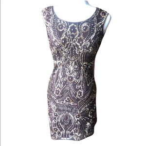 Gorgeous Beaded Silk Cocktail Dress by Shail K.